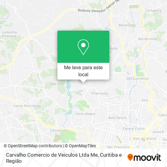 Carvalho Comercio de Veiculos Ltda Me mapa