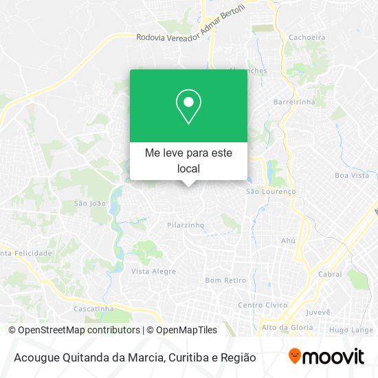 Acougue Quitanda da Marcia mapa