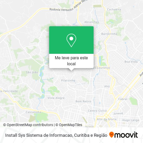 Install Sys Sistema de Informacao mapa