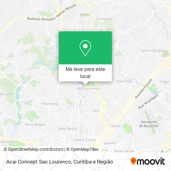 Acai Concept Sao Lourenco mapa