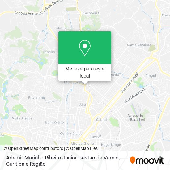 Ademir Marinho Ribeiro Junior Gestao de Varejo mapa