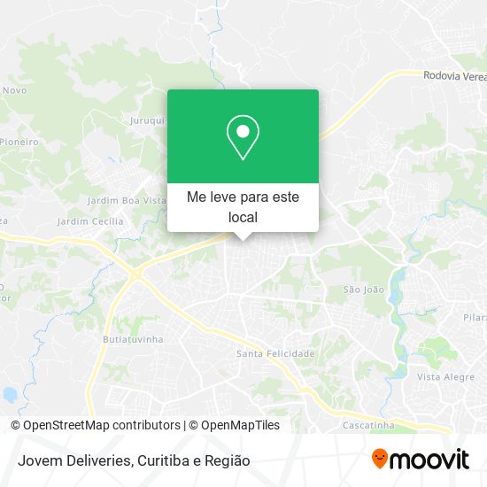 Jovem Deliveries mapa