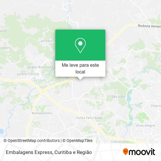 Embalagens Express mapa