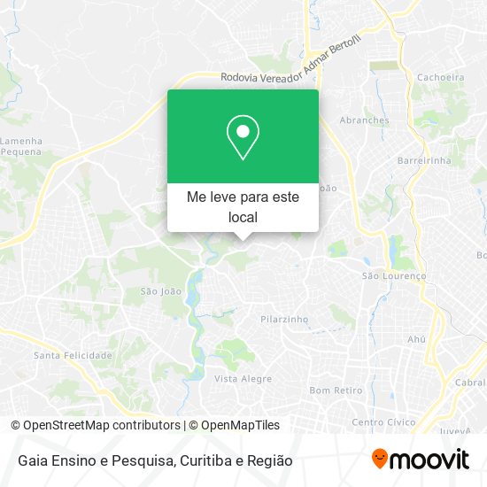 Gaia Ensino e Pesquisa mapa