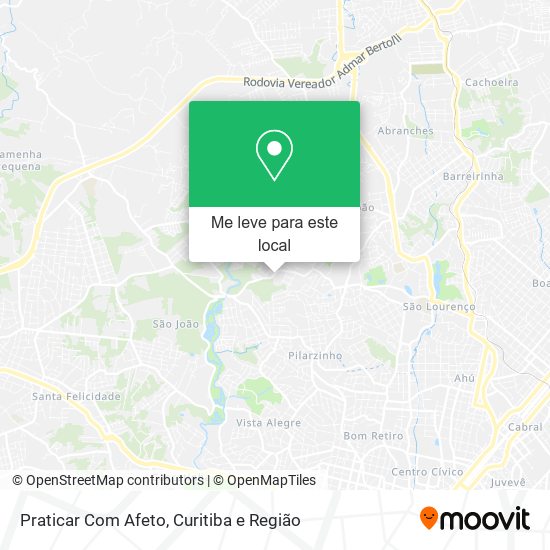 Praticar Com Afeto mapa