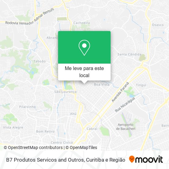 B7 Produtos Servicos and Outros mapa