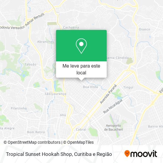 Tropical Sunset Hookah Shop mapa