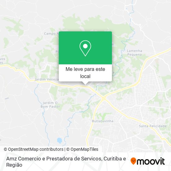 Amz Comercio e Prestadora de Servicos mapa