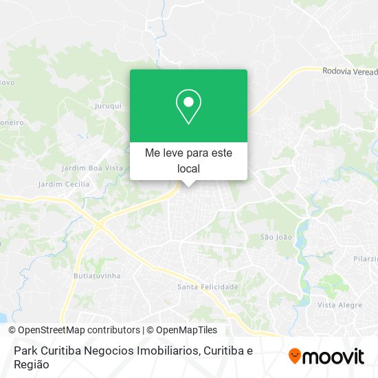 Park Curitiba Negocios Imobiliarios mapa