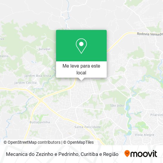 Mecanica do Zezinho e Pedrinho mapa