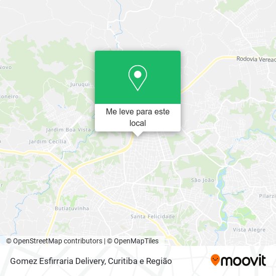 Gomez Esfirraria Delivery mapa