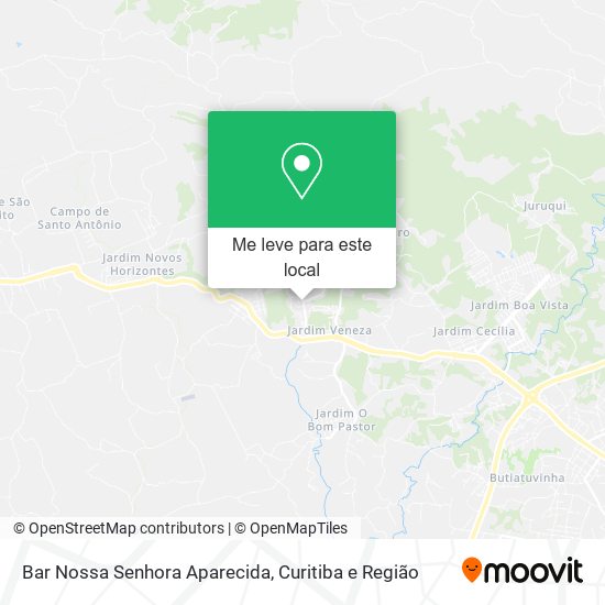 Bar Nossa Senhora Aparecida mapa