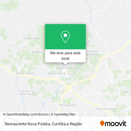 Restaurante Nova Polska mapa