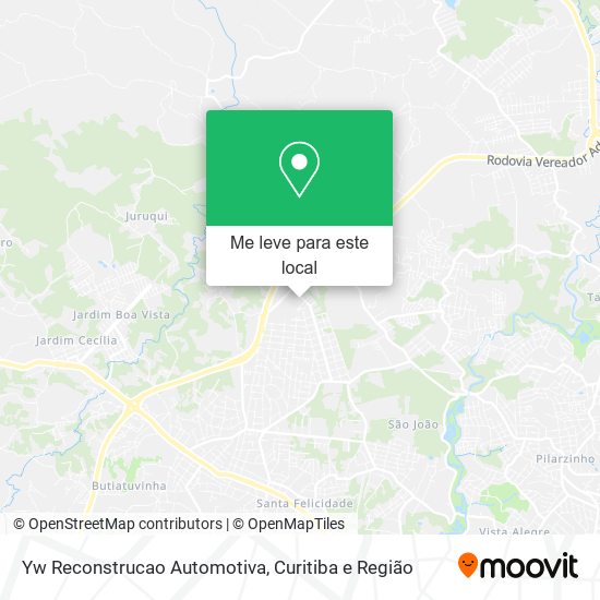 Yw Reconstrucao Automotiva mapa