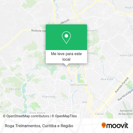 Roga Treinamentos mapa