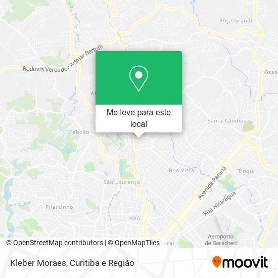 Kleber Moraes mapa