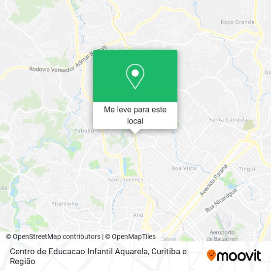 Centro de Educacao Infantil Aquarela mapa