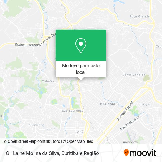 Gil Laine Molina da Silva mapa