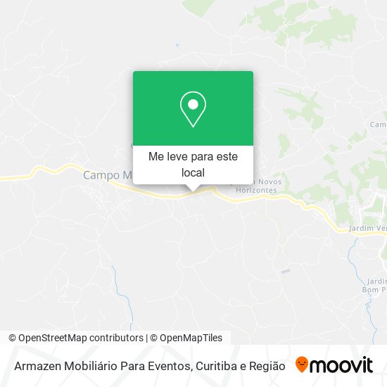 Armazen Mobiliário Para Eventos mapa