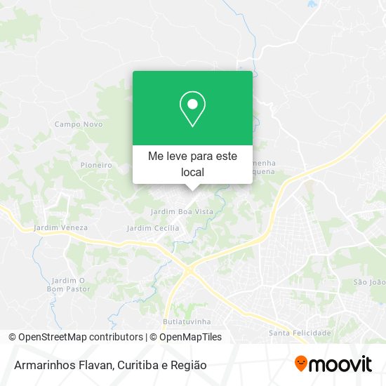Armarinhos Flavan mapa