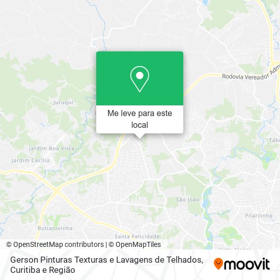 Gerson Pinturas Texturas e Lavagens de Telhados mapa