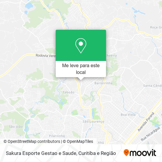 Sakura Esporte Gestao e Saude mapa