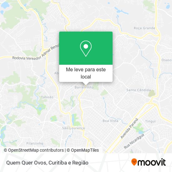 Quem Quer Ovos mapa