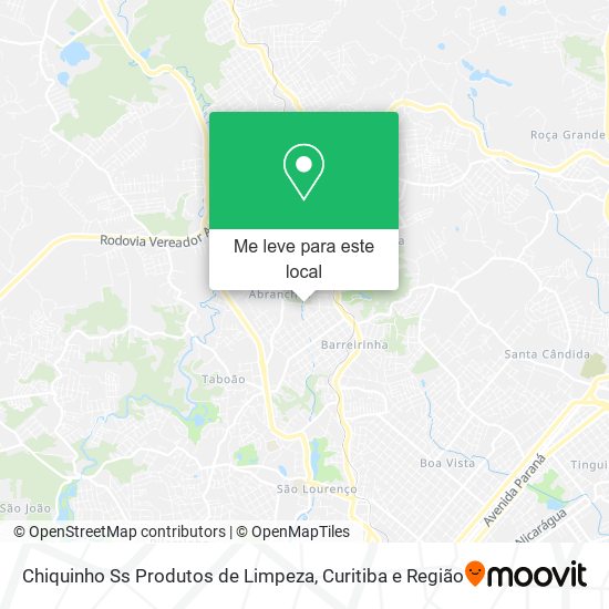 Chiquinho Ss Produtos de Limpeza mapa
