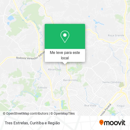 Tres Estrelas mapa