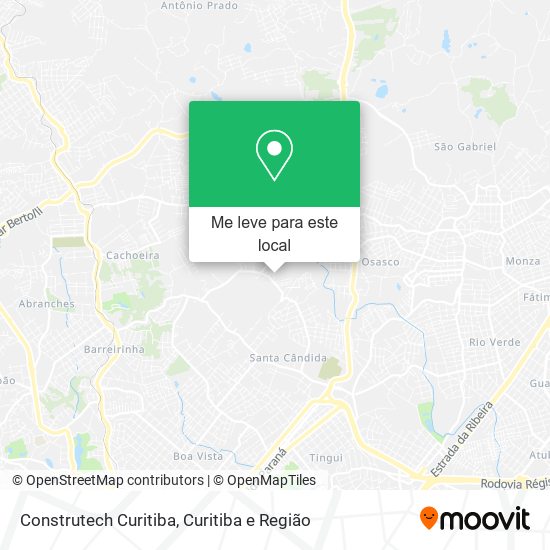 Construtech Curitiba mapa