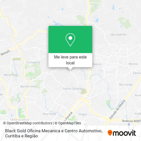 Black Gold Oficina Mecanica e Centro Automotivo mapa