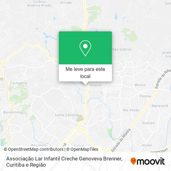 Associação Lar Infantil Creche Genoveva Brenner mapa