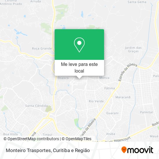 Monteiro Trasportes mapa
