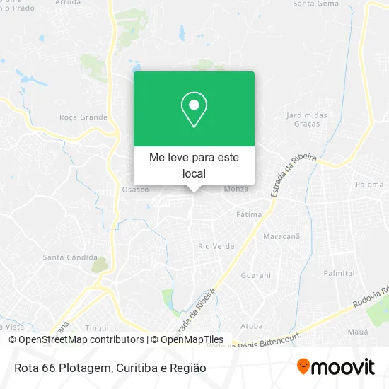 Rota 66 Plotagem mapa