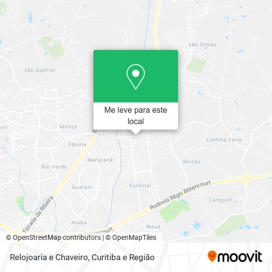 Relojoaria e Chaveiro mapa