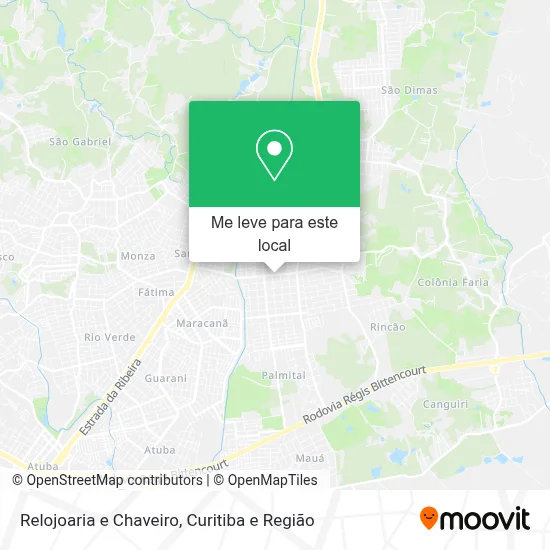 Relojoaria e Chaveiro mapa