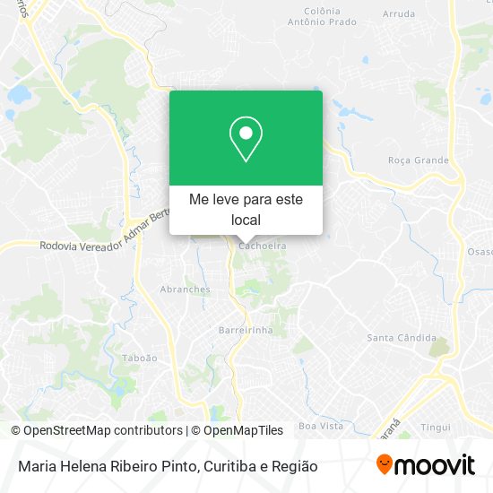 Maria Helena Ribeiro Pinto mapa