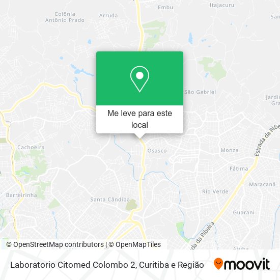 Laboratorio Citomed Colombo 2 mapa
