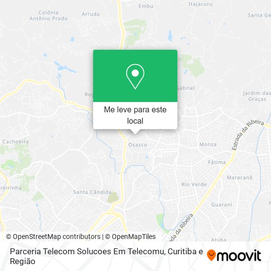 Parceria Telecom Solucoes Em Telecomu mapa