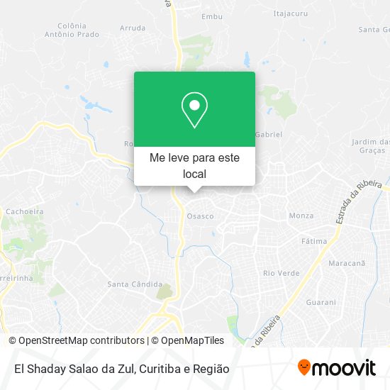 El Shaday Salao da Zul mapa