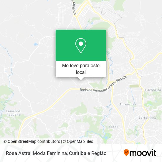 Rosa Astral Moda Feminina mapa