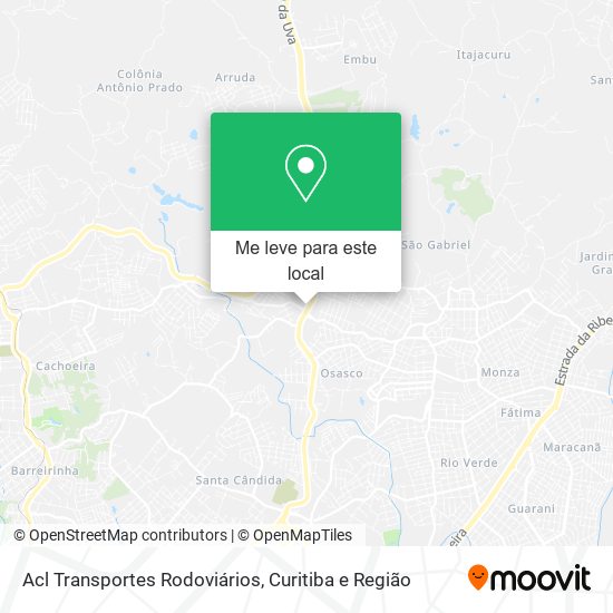 Acl Transportes Rodoviários mapa