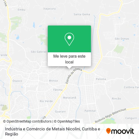 Indústria e Comércio de Metais Nicolini mapa