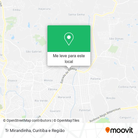 Tr Mirandinha mapa