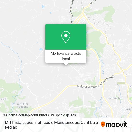 Mrt Instalacoes Eletricas e Manutencoes mapa