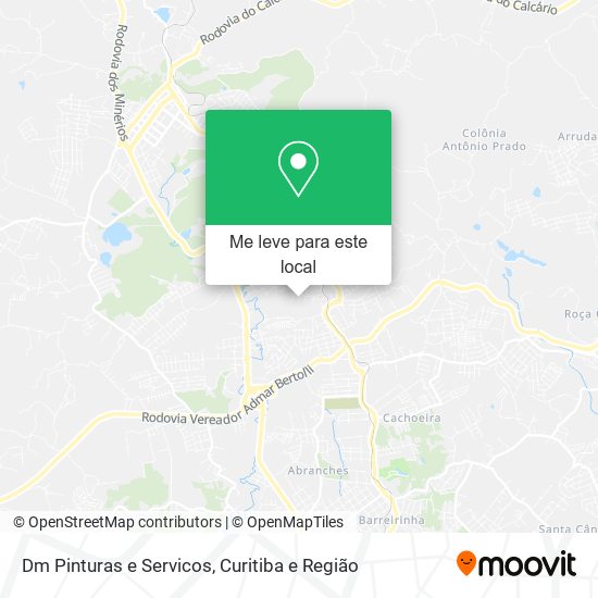 Dm Pinturas e Servicos mapa