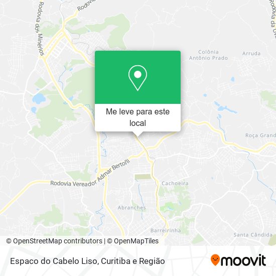 Espaco do Cabelo Liso mapa