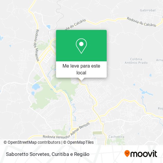 Saboretto Sorvetes mapa