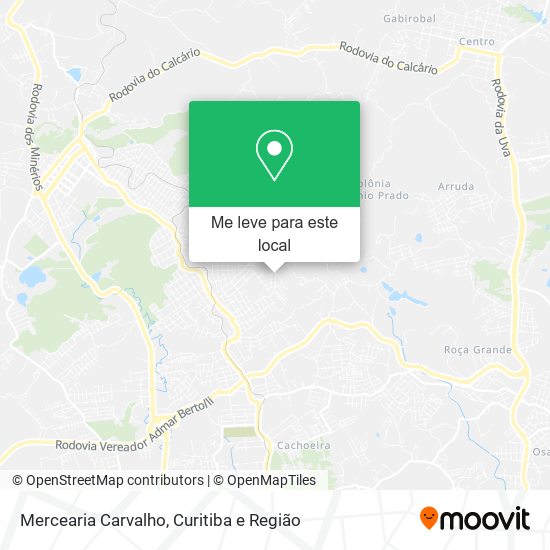 Mercearia Carvalho mapa