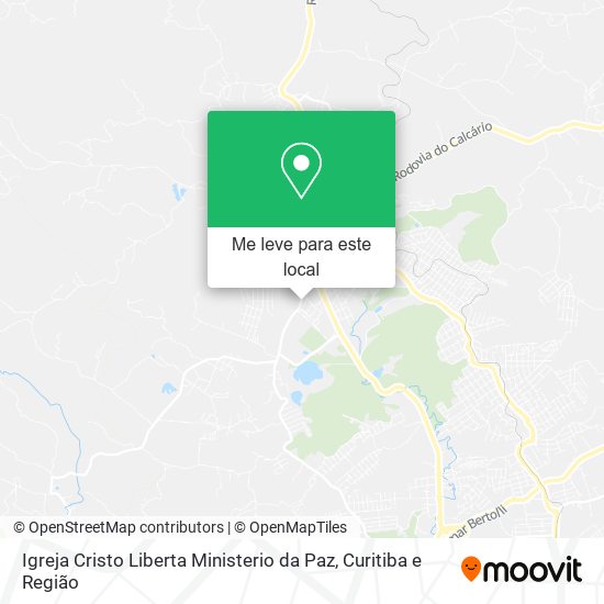 Igreja Cristo Liberta Ministerio da Paz mapa